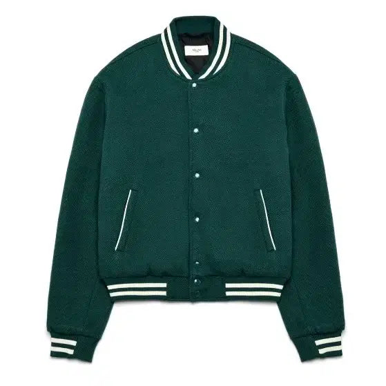 [BUNJANG] Rolling Studio Varsity Jacket Green L / 새상품) 롤링스튜디오 울 바시티 자켓 그린 L