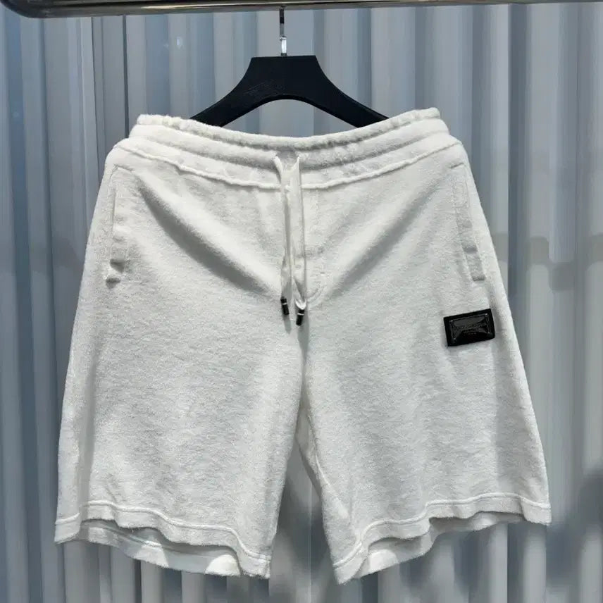[BUNJANG] Dolce &amp; Gabbana Plaque Logo Terry Jogging Shorts / (46) 돌체앤가바나 플라크 로고 저지 테리 조깅 반바지