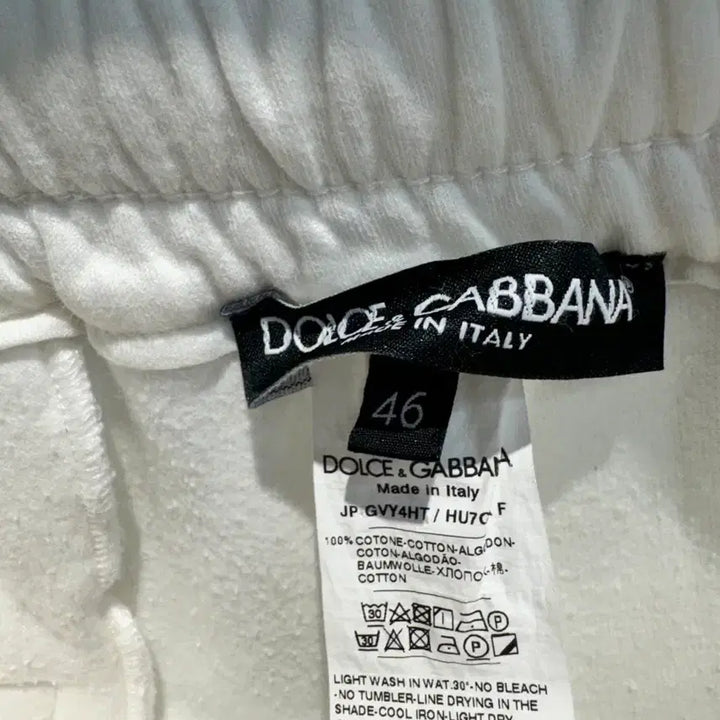 [BUNJANG] Dolce &amp; Gabbana Plaque Logo Terry Jogging Shorts / (46) 돌체앤가바나 플라크 로고 저지 테리 조깅 반바지