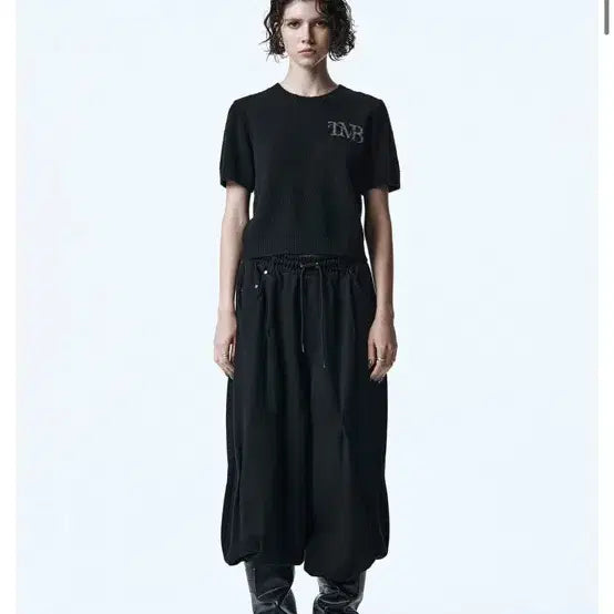 [BUNJANG] TMB Essential Half Knit / 트리밍버드 반팔 니트 TMB Essential Half Knit