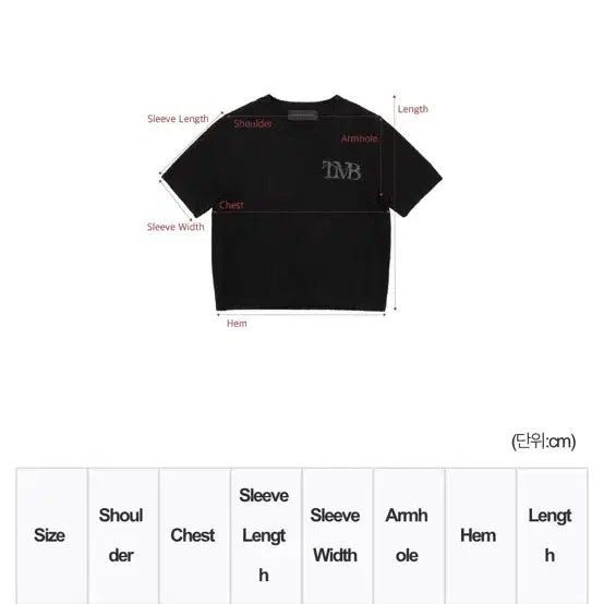 [BUNJANG] TMB Essential Half Knit / 트리밍버드 반팔 니트 TMB Essential Half Knit