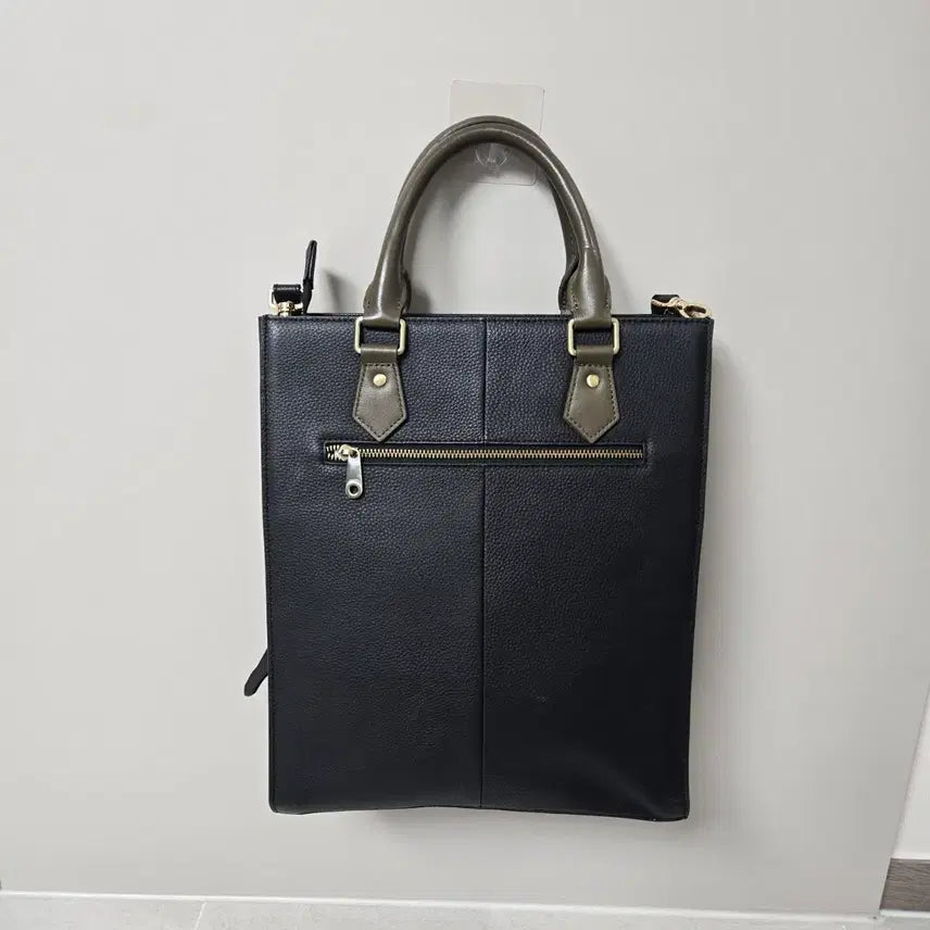 [BUNJANG] MarcMor Black Leather Tote/Shoulder Bag / 상태굿  marcmor 마르크모어 블랙 서류가방 토트백 숄더백
