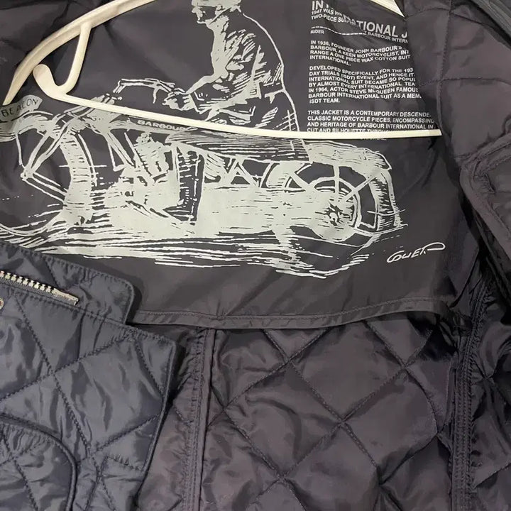 [BUNJANG] Barbour Ariel Quilted Jacket Navy / 바버 인터네셔널 아리엘 퀼팅 자켓 네이비