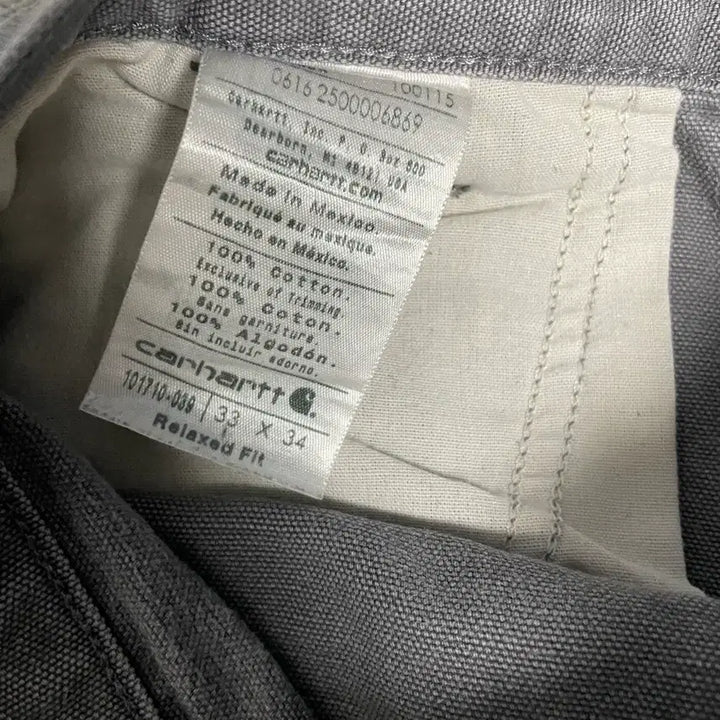 [BUNJANG] Carhartt Single Knee B03 Grey Jeans / 칼하트 싱글니 b03 그레이 33x34