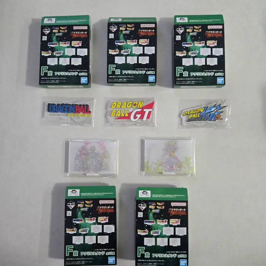 [BUNJANG] Dragon Ball Super Saiyan Battle F Prize Acrylic Stand Bundle Set / [제일복권]드래곤볼 초사이언의 배틀 F상 5종