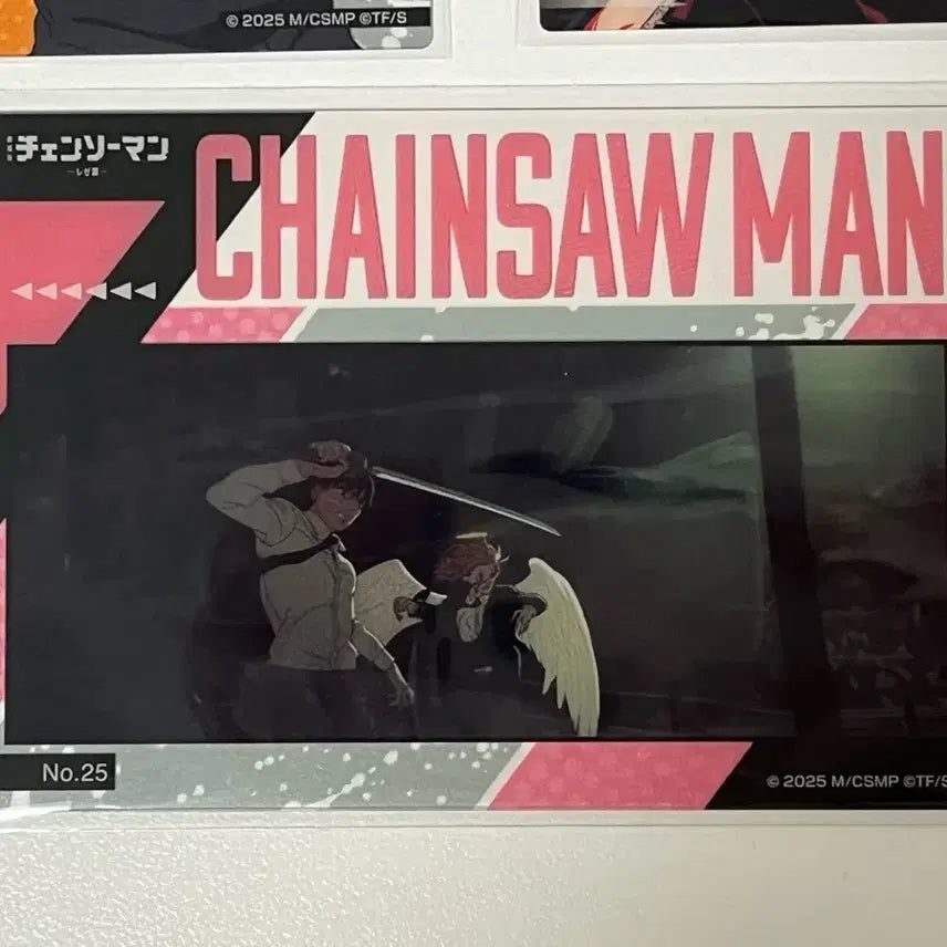 [BUNJANG] Chainsaw Man Aki Angel Denji Clear Card Bundle Set / [일괄] 체인소맨 클리어 카드 3개 일괄 아키 천사 덴지