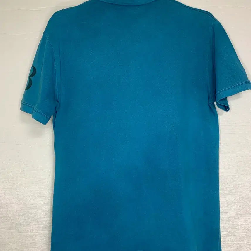 [BUNJANG] Burberry Black Label Blue Polo Shirt / 버버리 블랙라벨 블루 반팔 폴로티