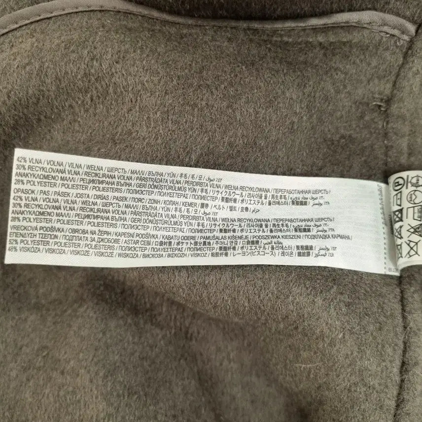 [BUNJANG] Mango Handmade Shawl Collar Long Coat / mango 핸드메이드 숄카라 롱코트