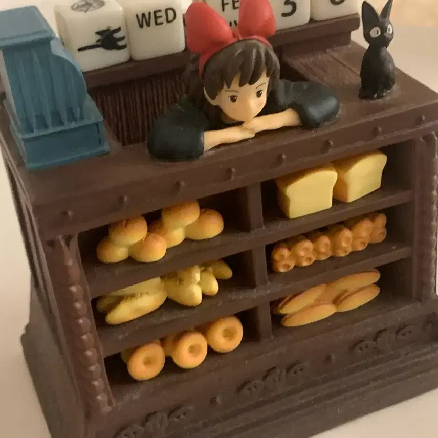 [BUNJANG] Ghibli Kiki's Delivery Service Calendar Figure / 지브리 마녀배달부 키키 만년달력 캘린더 피규어