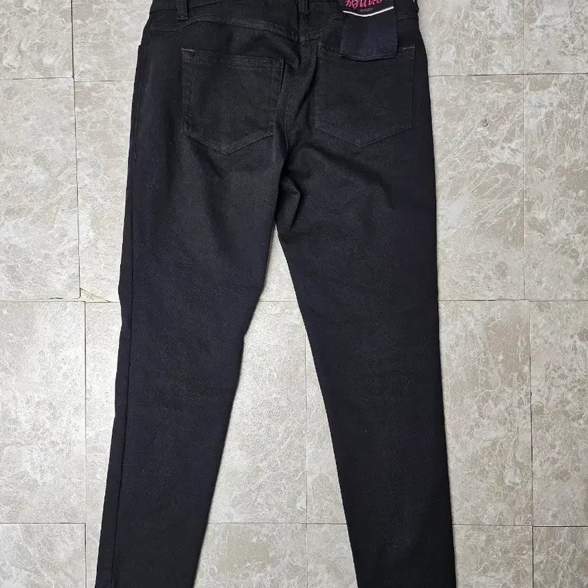 [BUNJANG] SJSJ Women's Black Slim Fit Pants / SJSJ 여성 블랙 슬림핏 바지 (64-94)