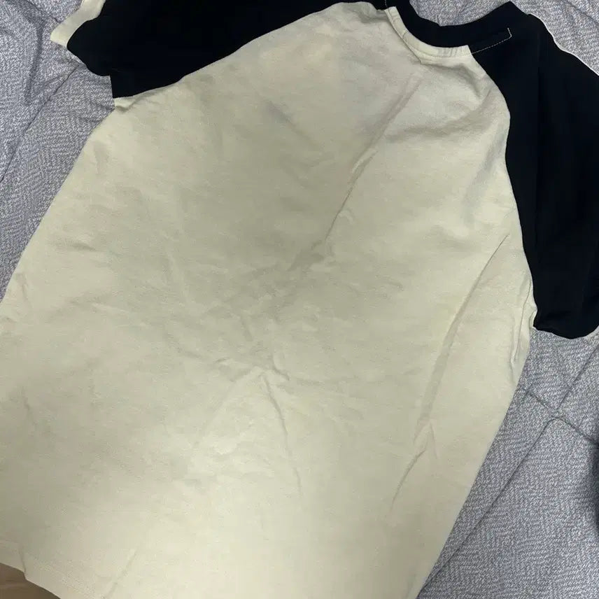 [BUNJANG] Adidas Tri-Stripe Short Sleeve T-shirt / 아디다스 삼선 반팔 티셔츠 블랙/아이보리