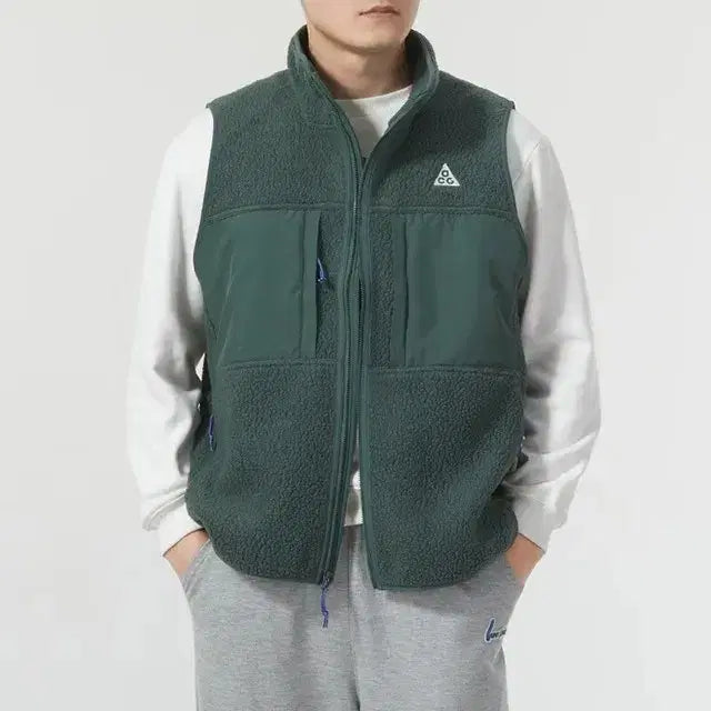 [BUNJANG] Nike ACG Arctic Wolf Fleece Vest - Vintage Green (New) / [새제품] 나이키/ACG/악틱/악틱울프/플리스/조끼/써마핏/슈프림
