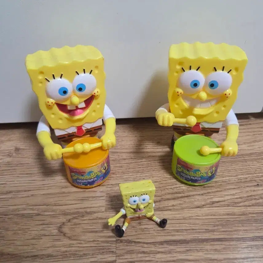 [BUNJANG] Spongebob Vintage Toy Figure Set / 스폰지밥 빈티지토이 테엽 인형 피규어 세트
