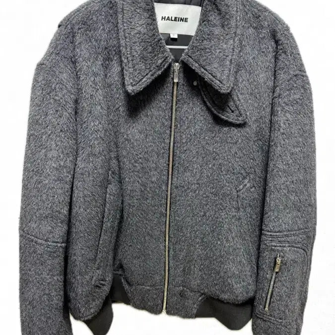 [BUNJANG] Allenne Alpaca Blouson Jacket / 알렌느 알파카 자켓