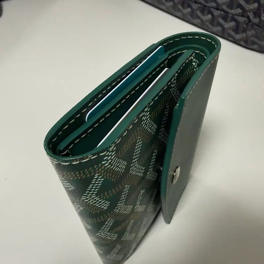 [SOLD OUT] 고야드 반 지갑 생 가브리엘 지갑 그린
