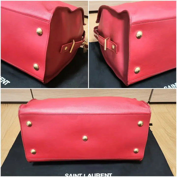 [BUNJANG] Saint Laurent Cabas Chyc Tote Bag Red / 생로랑 카바시크 토트백 레드