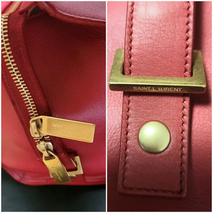 [BUNJANG] Saint Laurent Cabas Chyc Tote Bag Red / 생로랑 카바시크 토트백 레드