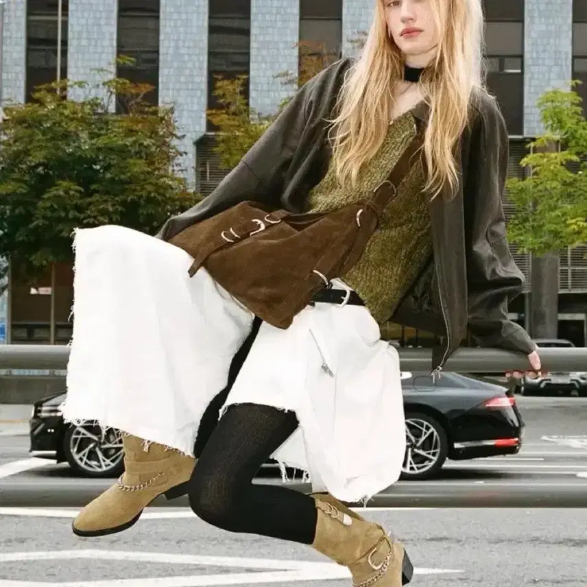 [BUNJANG] KHIHO Didi Belted Big Bag Two-Way / KHIHO 기호 가방 디디 벨티드 빅백 투웨이 (새상품)