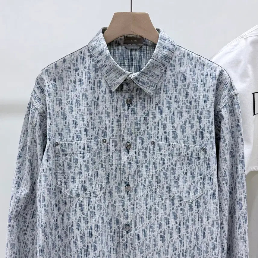 [SOLD OUT] [S+급/42] 디올 오블리크 카스리 데님 오버셔츠 자켓