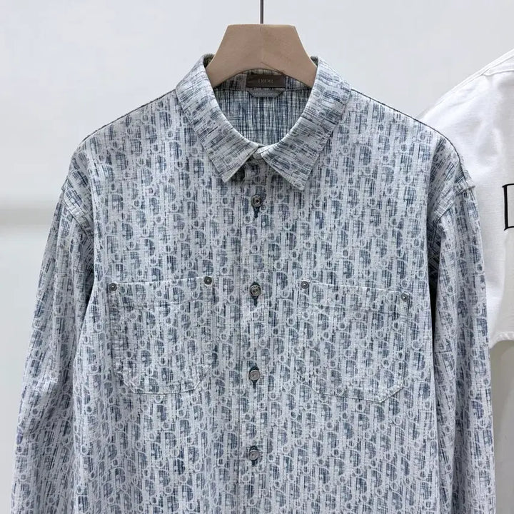 [SOLD OUT] [S+급/42] 디올 오블리크 카스리 데님 오버셔츠 자켓