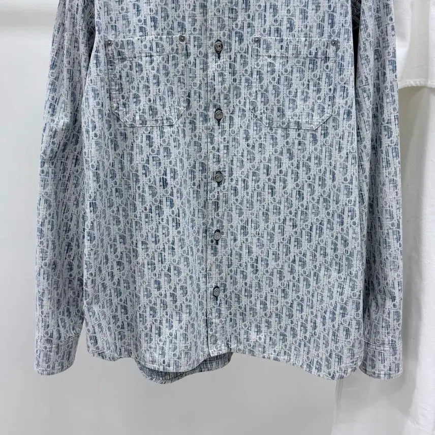 [SOLD OUT] [S+급/42] 디올 오블리크 카스리 데님 오버셔츠 자켓