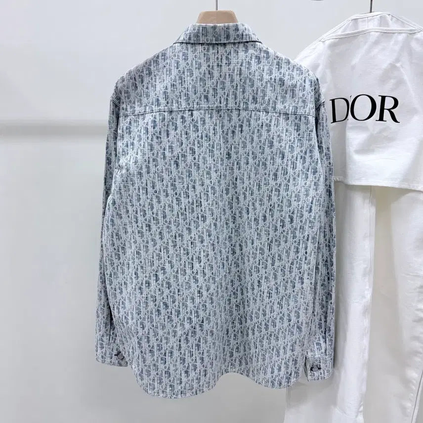 [SOLD OUT] [S+급/42] 디올 오블리크 카스리 데님 오버셔츠 자켓