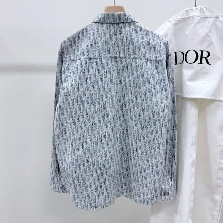 [SOLD OUT] [S+급/42] 디올 오블리크 카스리 데님 오버셔츠 자켓