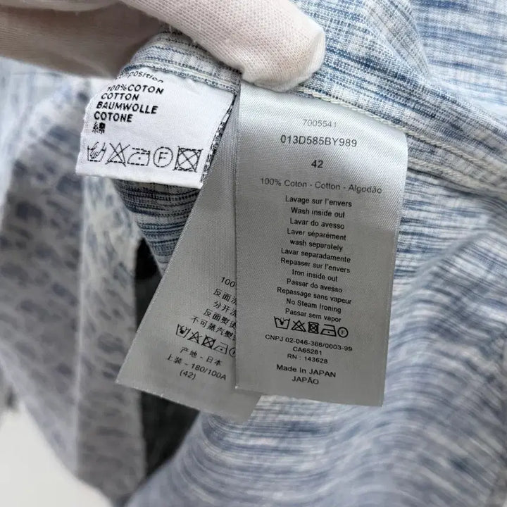 [SOLD OUT] [S+급/42] 디올 오블리크 카스리 데님 오버셔츠 자켓