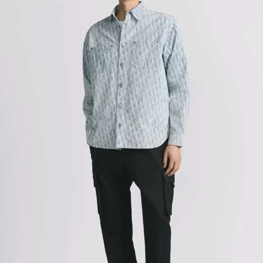 [SOLD OUT] [S+급/42] 디올 오블리크 카스리 데님 오버셔츠 자켓