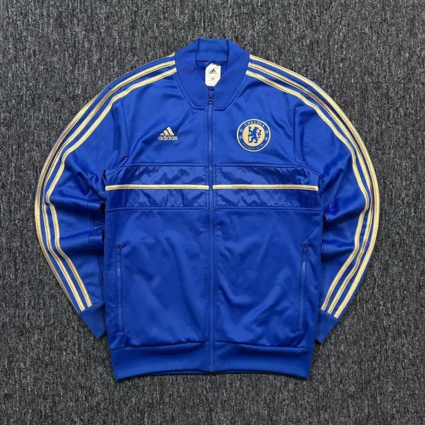 [BUNJANG] Adidas Chelsea Track Top Jersey / 아디다스 블루 첼시 트랙탑 져지