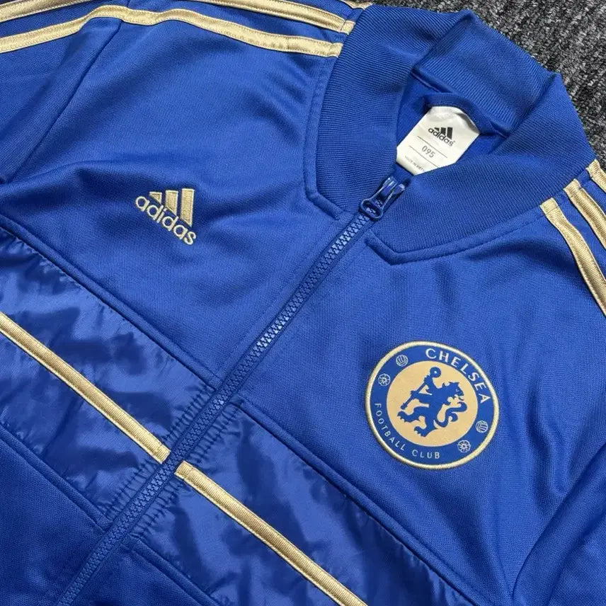 [BUNJANG] Adidas Chelsea Track Top Jersey / 아디다스 블루 첼시 트랙탑 져지