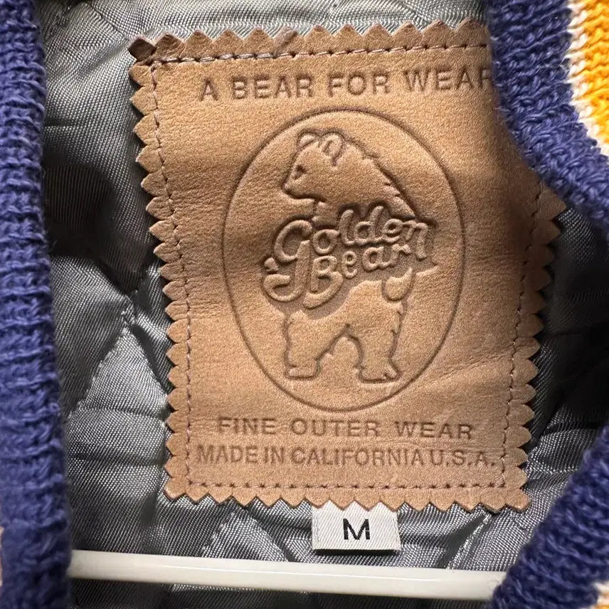 [BUNJANG] Golden Bear Varsity Jacket / 골든베어 바시티 m