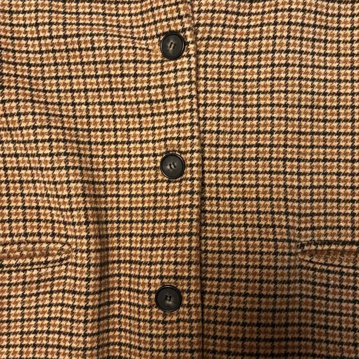 [BUNJANG] Checkered Wool Jacket / 체크 울 자켓