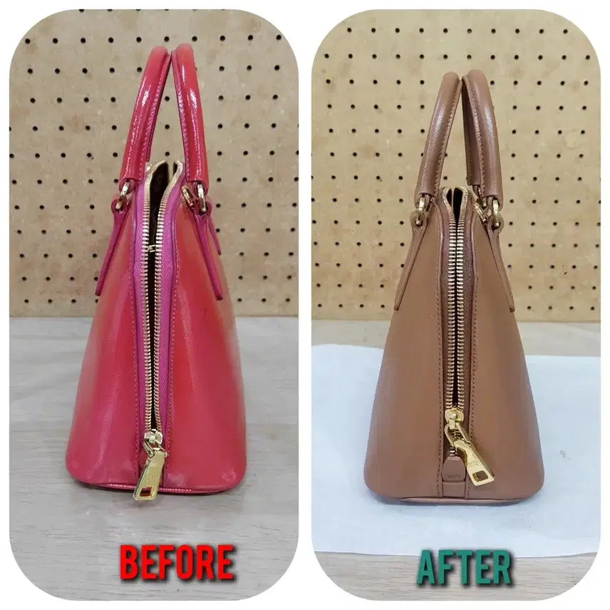 [BUNJANG] Prada Bag Color Change &amp; Restoration Service / 프라다백 색상 변경[명품 복원, 컬러 체인지, 밑창 보강, 도금 등]