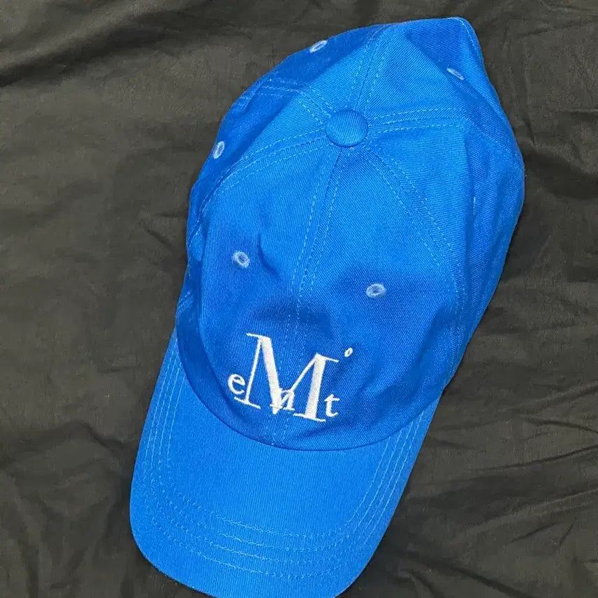 [BUNJANG] Muah Cent Signature Ball Cap Sapphire Blue / 무센트 시그니처 볼캡 파랑