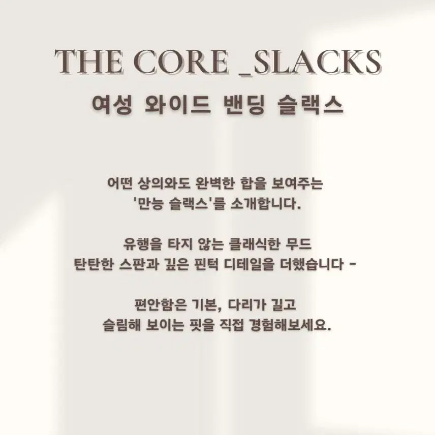 [BUNJANG] Semi-Wide Bending Slacks (Beige/Charcoal/Black) / (새상품) 세미 와이드 밴딩 슬랙스 (베이지/차콜/블랙)