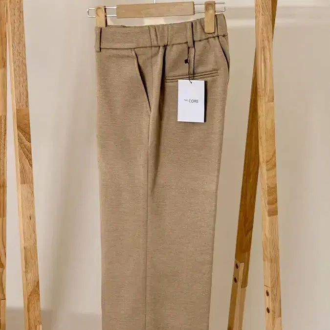 [BUNJANG] Semi-Wide Bending Slacks (Beige/Charcoal/Black) / (새상품) 세미 와이드 밴딩 슬랙스 (베이지/차콜/블랙)