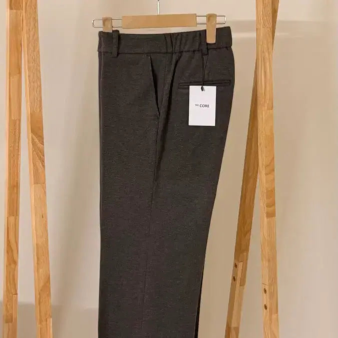 [BUNJANG] Semi-Wide Bending Slacks (Beige/Charcoal/Black) / (새상품) 세미 와이드 밴딩 슬랙스 (베이지/차콜/블랙)