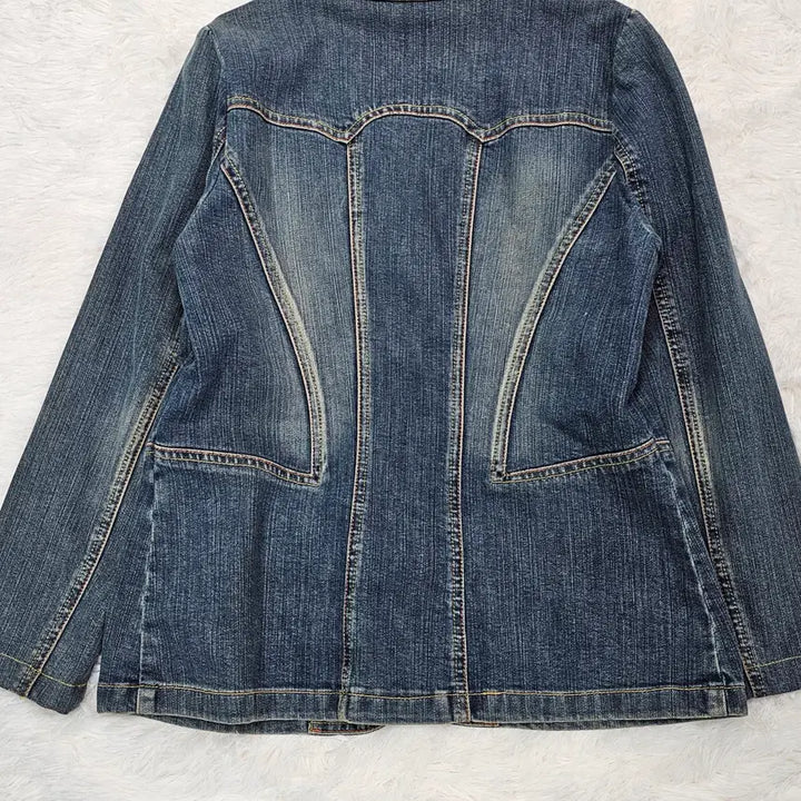 [BUNJANG] Vintage Butterfly Denim Jacket / VTG  빈티지 나비 포인트 데님 자켓