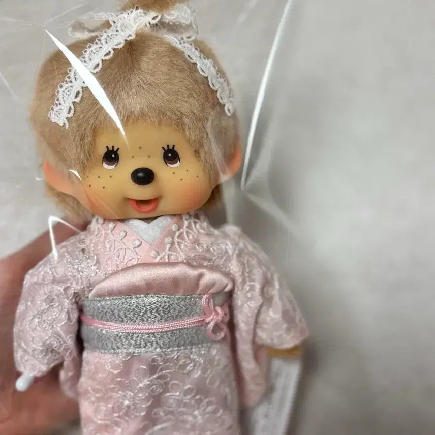 [BUNJANG] Monchhichi Milk Tea Brown Kimono - New, Authentic Japanese Edition / 밀크티브라운 기모노 몬치치 새상품 [일본 정품]