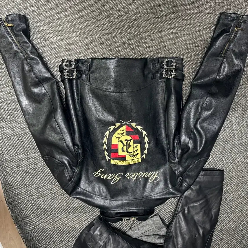 [BUNJANG] REGEN ZONE Leather Jacket Size 2 / REGEN ZONE 자켓 사이즈 2