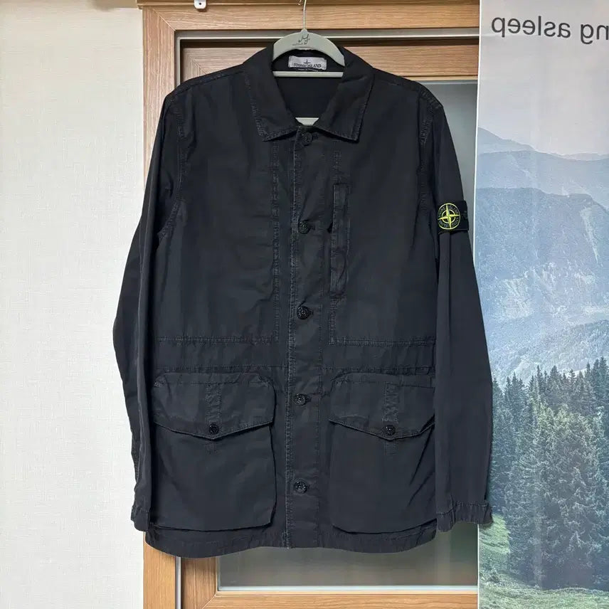 [BUNJANG] Stone Island Brushed Cotton Old Effect Jacket / [L] 22ss 스톤아일랜드 브러쉬드코튼 올드이펙트 자켓