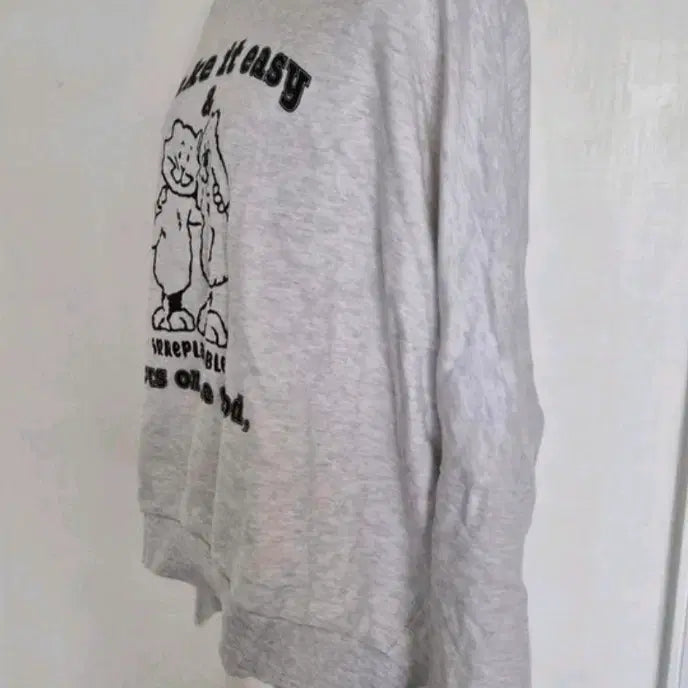 [BUNJANG] Oversized Fit Sweatshirt / 오버핏 맨투맨