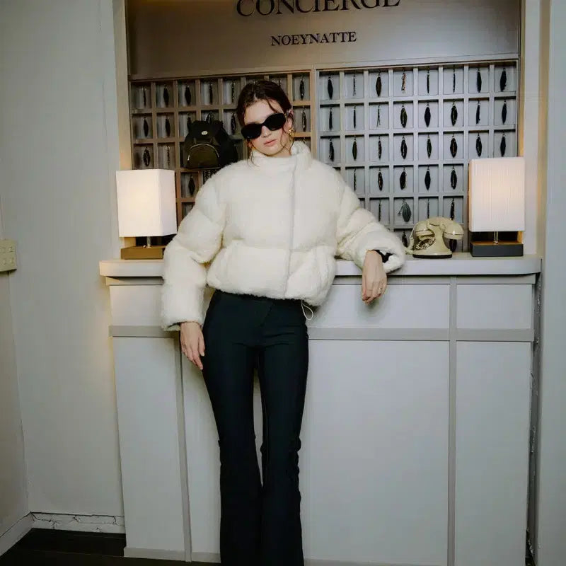 [BUNJANG] Pivvee Boucle Puffer Jacket / 30만대) 피브비 Pivvee. Boucle Puffer Jacket