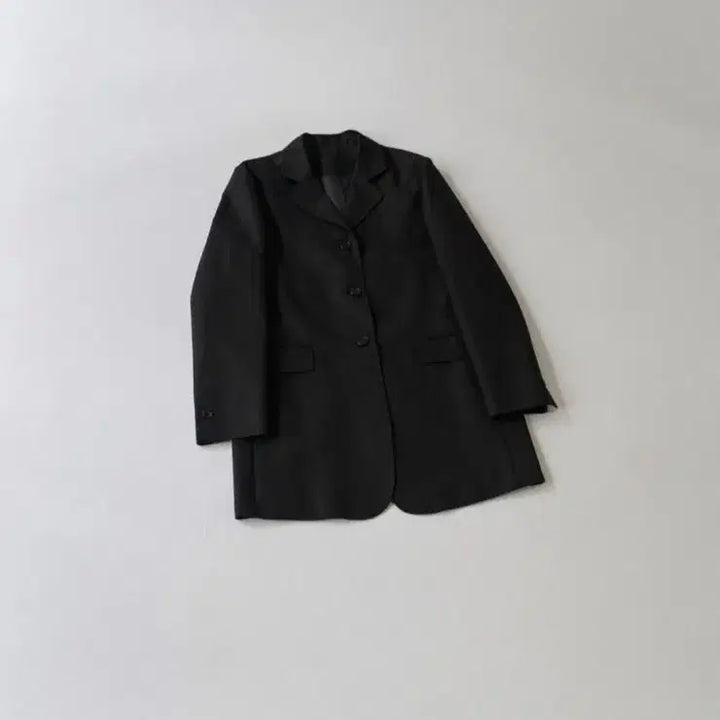 [BUNJANG] Letter Black Half Coat / LETTER 샵레터 블랙 하프 코트