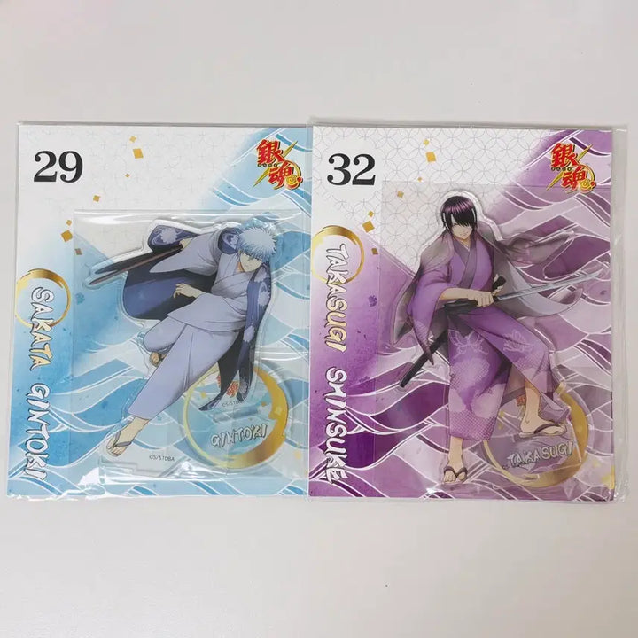[BUNJANG] Gintama Gintoki & Takasugi Acrylic Figure Bundle Set / 은혼 긴토키 타카스기 아크릴 점프페스타 2023 점페 누이 인형 피규어