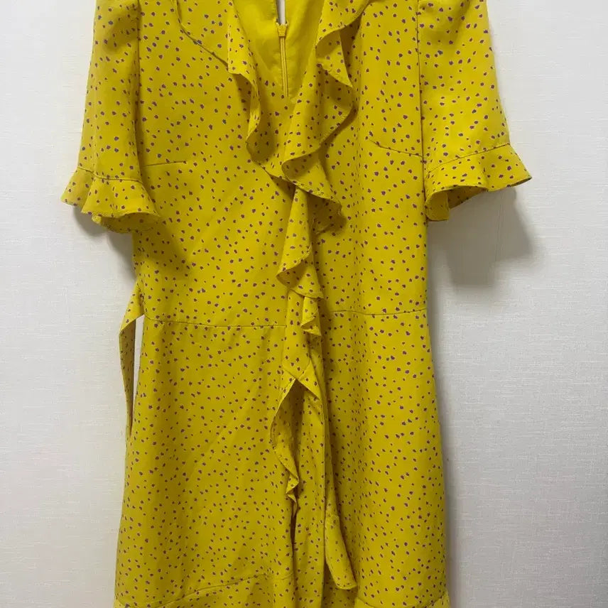 [BUNJANG] Rave Frill Dot Dress / 레이브 프릴 도트 원피스