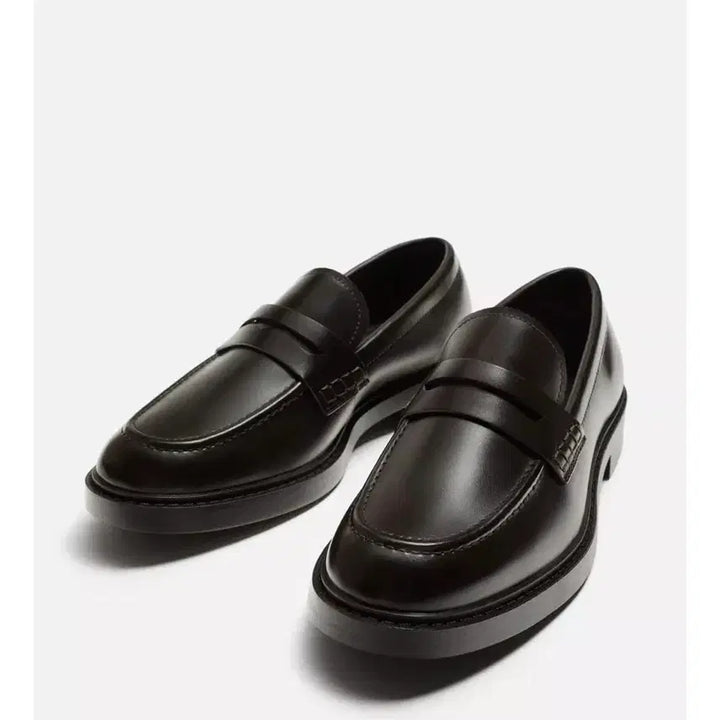 [BUNJANG] ZARA Brown Penny Loafers / 자라 브라운 페니 로퍼