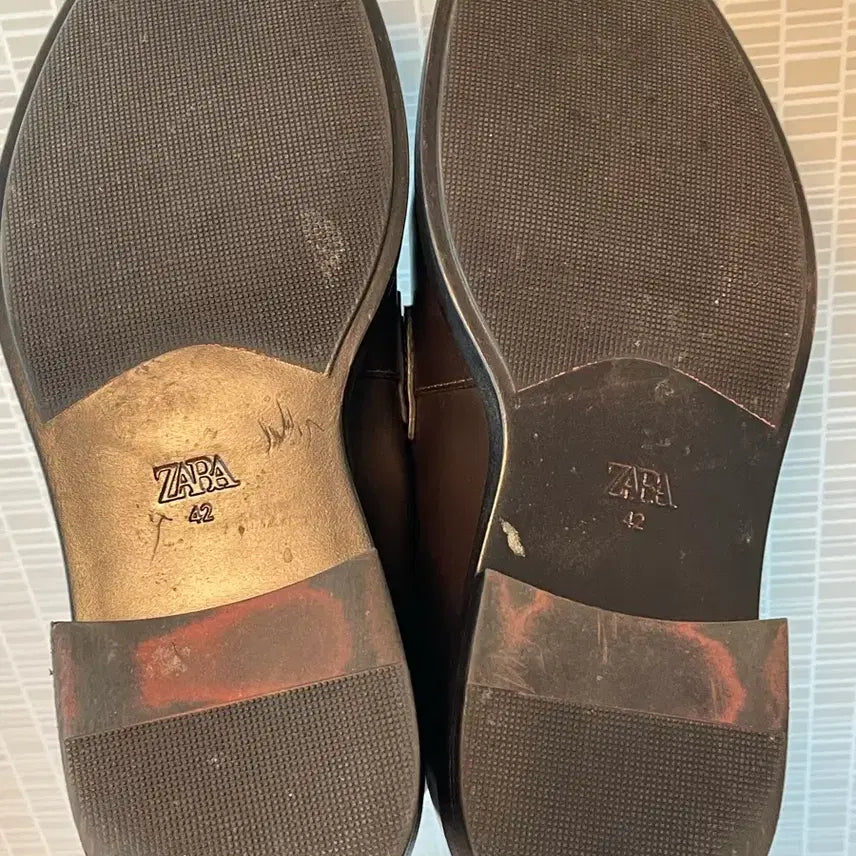 [BUNJANG] ZARA Brown Penny Loafers / 자라 브라운 페니 로퍼
