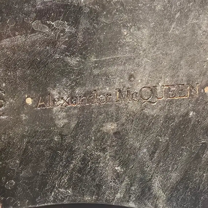 [BUNJANG] Alexander McQueen Velvet Loafers / 알렉산더맥퀸 실버 포인트토 벨벳 로퍼 팝니다. 280